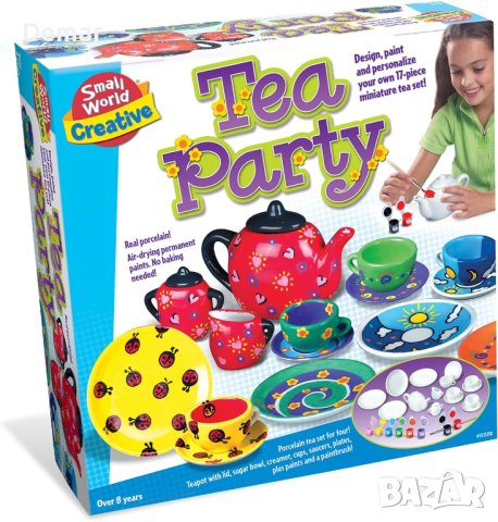 Комплект за рисуване на чаено парти за деца