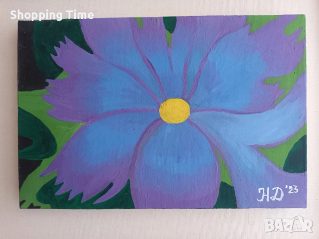 НОВА картина, рисувана с акрил, 20×30см, Спиди/лично предаване