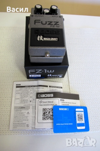 Boss Fuzz FZ-1W - Waza Craftв- 32 bit китарен ефект в гаранция, снимка 7 - Китари - 52909334