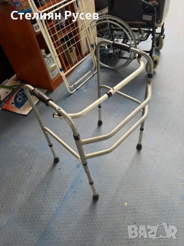 050322 инвалидна проходилка  цена 25 евро / 48,90 лева   смр  -състояние използвано  имаме още над 1, снимка 2 - Медицински, стоматологични - 53861884