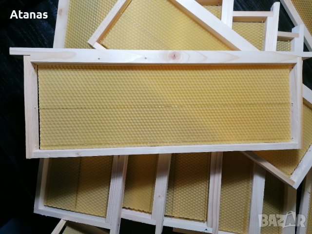Рамки за пчелни кошери с монтирани восъчни основи , снимка 10 - За пчели - 43999272