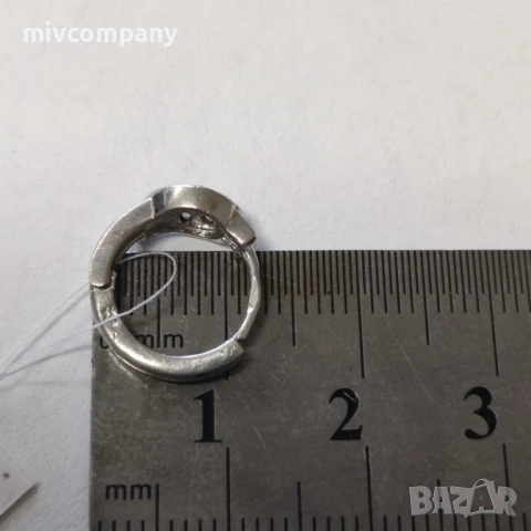 Сребърни обеци 2.46гр., снимка 2 - Обеци - 51221022