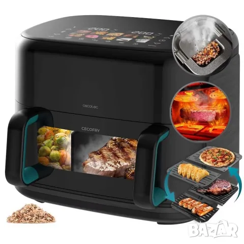 Еър фрайър CECOTEC Cecofry&Grill Smokin Prime 11000 11L 10 автоматични програми