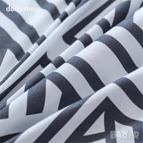 Спален Комплект 3 Части  - "Nordic Graphite", снимка 3 - Спално бельо - 42473595