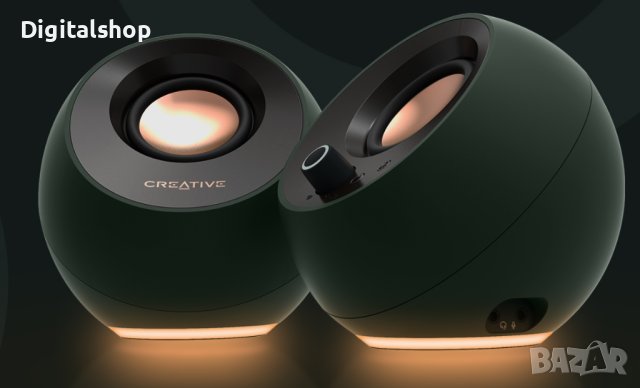 Creative Pebble Pro с RGB ,Bluetooth/Аудио продукти,12 м.гар., снимка 1 - Тонколони - 41875850