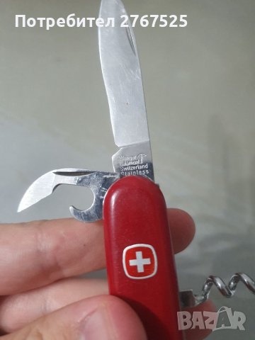 Швейцарски Wenger туристически джобен мулти нож острие, снимка 3 - Ножове - 41364082