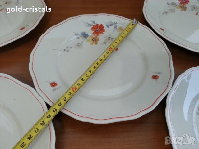порцелан Чехословакия чинии , снимка 5 - Антикварни и старинни предмети - 35849111
