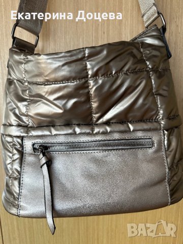 Сребриста чанта с регулируема дръжка, снимка 2 - Чанти - 41859104