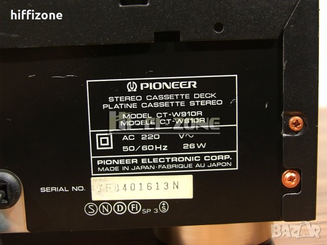 ДЕК Pioneer ct-w910r /, снимка 9 - Декове - 35793198