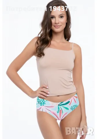 Безшевни бикини в цветен десен Pinacolada, снимка 1