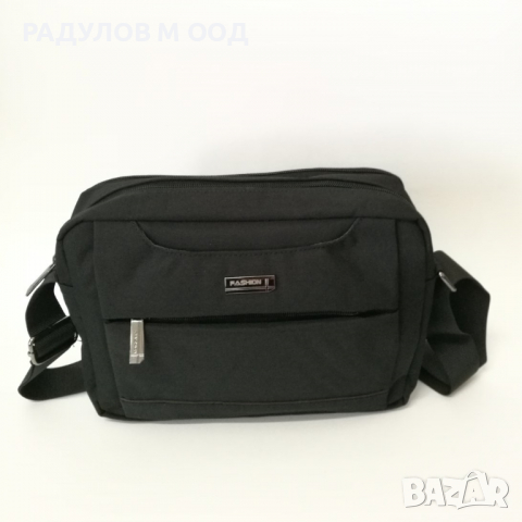 Мъжка спортно-елегантна чанта от текстил / 5076