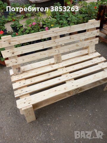 комплект маса с пейка , снимка 2 - Градински мебели, декорация  - 44492893