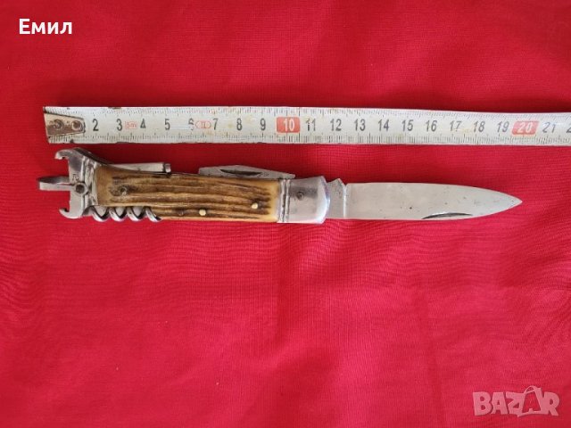 Колекционерски сгъваем ловен нож TONERINI SCARPERIA, снимка 3 - Колекции - 41327121