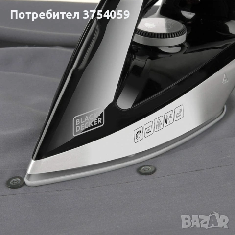 Парогенератор Black+Decker BXSS2200E – мощна пара 2200W за безупречно гладене без прекъсване, снимка 5 - Ютии - 53175550