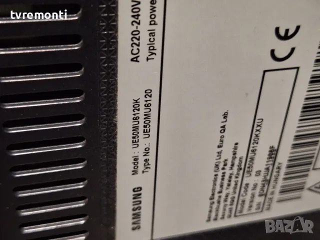 MAIN BOARD ,BN94-12644K,BN41-02568B, for, Samsung UE50MU6120K 50inc DISPLAY CY-GK050HHNVMH, снимка 8 - Части и Платки - 48887906