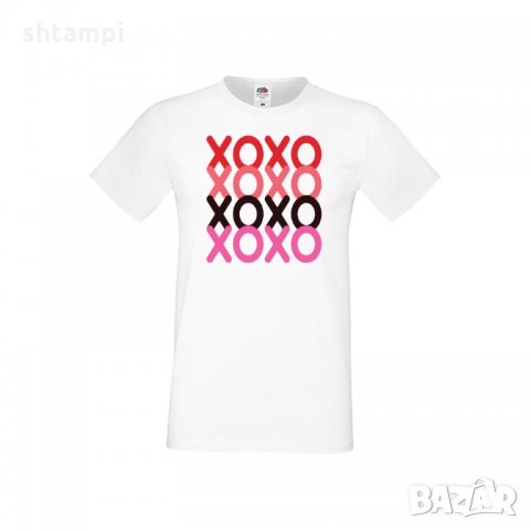Мъжка тениска Свети Валентин XOXOXO