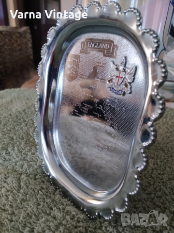 Красив метален пепелник. Англия., снимка 6 - Антикварни и старинни предмети - 44651398