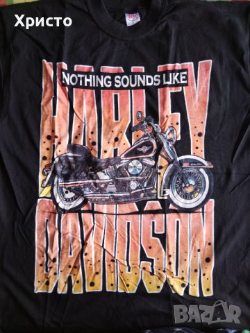 Рокерски тениски Харли -  Хелс Ейджълс, снимка 1 - Тениски - 42324681