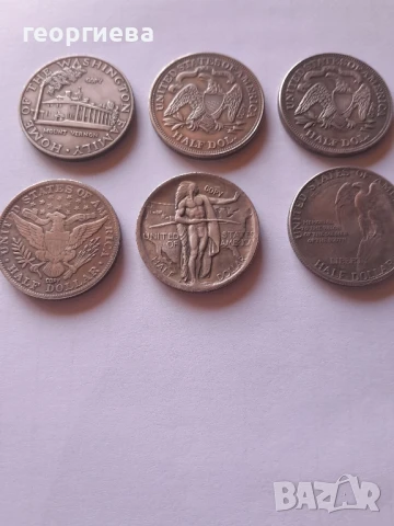 half dollar отлични реплики за попълване на колекции, снимка 3 - Нумизматика и бонистика - 50949340