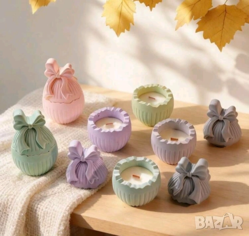 Молд бурканче яйце с панделка , снимка 5 - Форми - 53521323