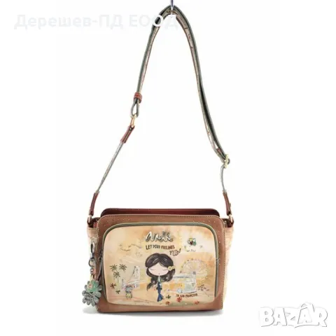 Чанта Anekke Piece&Love Camel 38803-070, снимка 7 - Чанти - 50106957