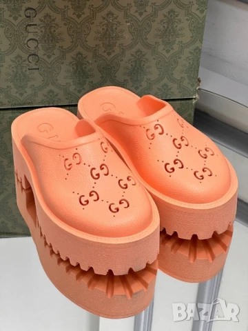 чехли на платформа gucci , снимка 2 - Чехли - 51003651