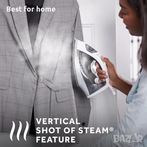 Парна ютия Sunbeam , 1200 вата, незалепваща , хоризонтален или вертикален режим, снимка 6 - Ютии - 50783903