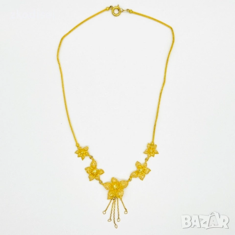 Златно колие 13,24гр. 50,0см. 14кр. проба:585 модел:5339-1, снимка 2 - Колиета, медальони, синджири - 52635706