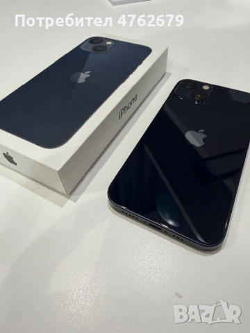 iPhone 13 128GB Midnight |КАТО НОВ|Ползван като служебен