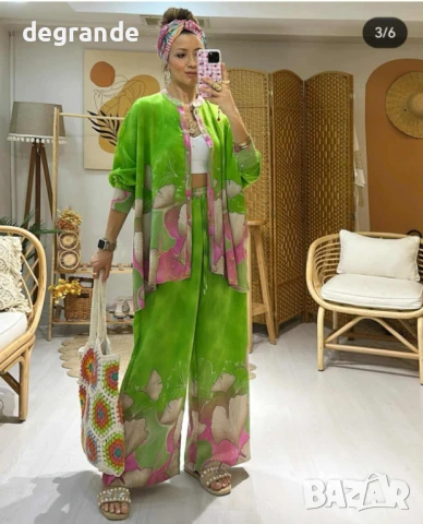 Елегантен летен комплект от две части, снимка 2 - Комплекти - 51055037