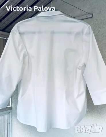 Скъпа бяла риза/ блуза H. MOSER Австрия, снимка 12 - Ризи - 47874165