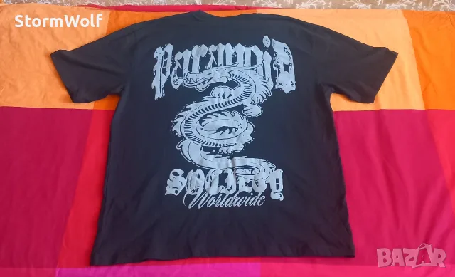 Тениска Paranoid (Black Squad) XL, снимка 2 - Тениски - 55986163