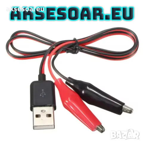 Нова тестова сонда преходник от USB към кабели със захващащи скоби тип „крокодил“ за мултицет кола