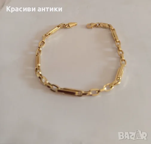 Златна гривна нова, снимка 4 - Гривни - 55888699