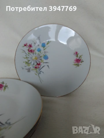 3 десертни чинии, снимка 4 - Чинии - 50551929