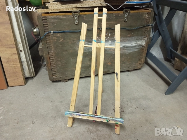 Статив за рисуване, дървен, височина 30 , 40 см, , снимка 5 - Други стоки за дома - 52805123