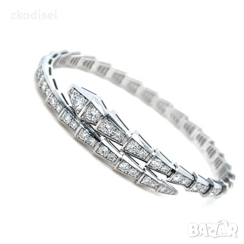 Златна дамска гривна с диаманти Bulgari 3,30Ct. 18кр. модел:43055-1