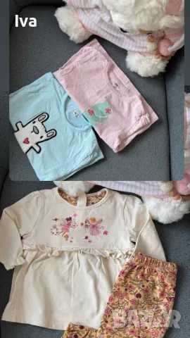 Лот бебешки дрехи за момиче 62 68 74 zara hm next guess, снимка 6 - Комплекти за бебе - 49618734