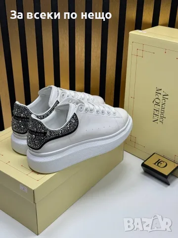 Alexander McQueen Дамски Маратонки С Кристали👟Дамски Спортни Обувки С Камъни - 3 Цвята Код E143, снимка 6 - Маратонки - 55799954