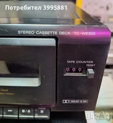 Двукасетъчен дек SONY, mod. TC-WE305

, снимка 2 - Декове - 49428062