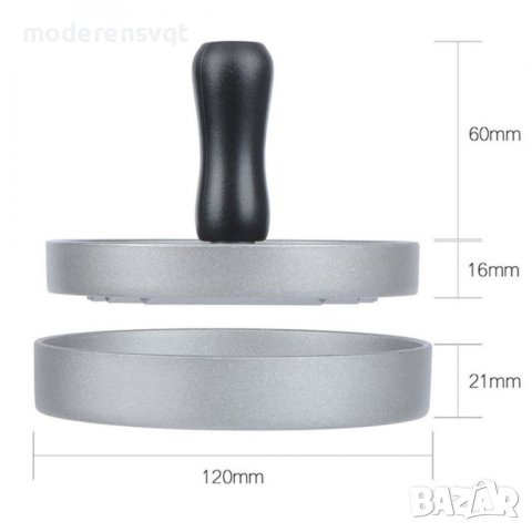 Преса за бургери алуминиева, снимка 6 - Други - 42628386