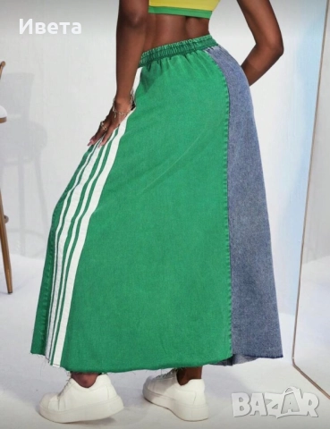 Дамска дънкова пола, снимка 2 - Поли - 52818150