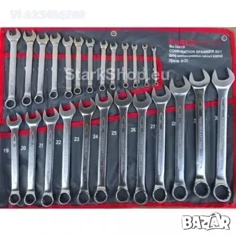 25 бр. Прави звездогаечни ключове FORCEKraft 6-32mm 