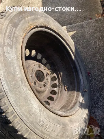 Гума с джанта от Мерцедес 124 комби, снимка 6 - Части - 48021333