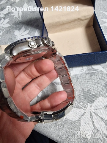 ЧИСТО НОВ Автоматичен часовник Rolex Yacht-Master II (Висок клас), снимка 4 - Мъжки - 53830510