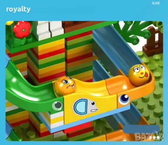 Голям комплект конструктор с 165 части / Плъзгащ блок/ , снимка 3 - Конструктори - 49305416