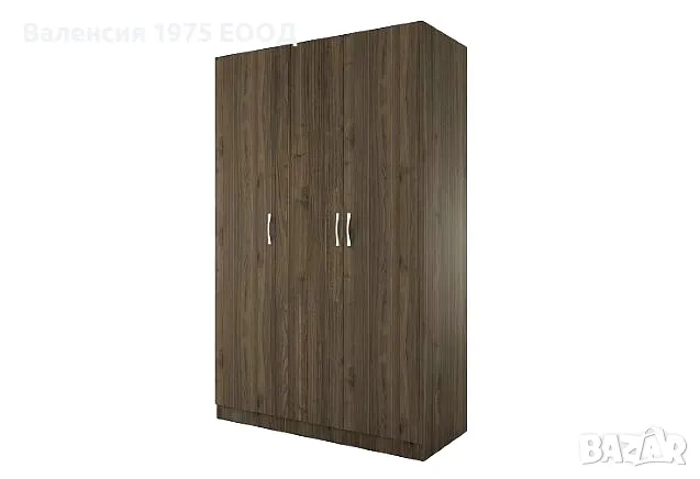 Трикрил гардероб Сити 1002 сонома, орех или комбинация бяло/ арвен, снимка 5 - Гардероби - 18790479