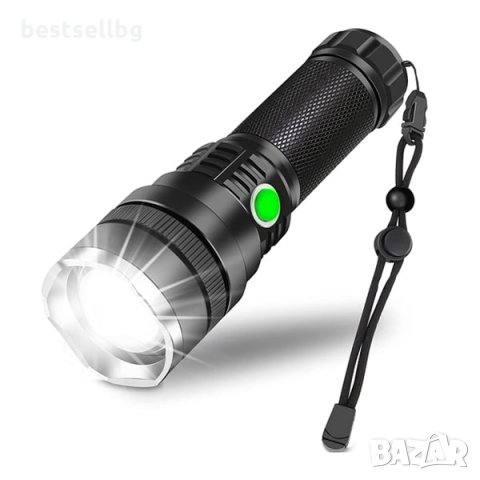 Мощен ръчен акумулаторен LED фенер прожектор за лов риболов планина, снимка 6 - Къмпинг осветление - 35888341