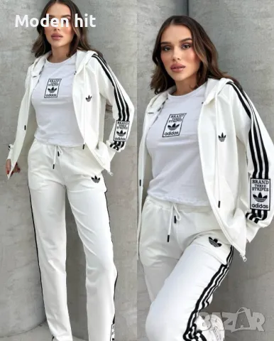 Adidas дамски екип 3 части висок клас реплика, снимка 4 - Спортни екипи - 49225218