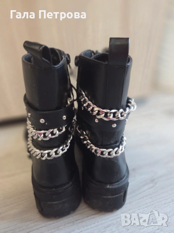 Дамски черни боти , снимка 4 - Дамски боти - 53870000